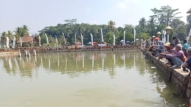 Hari Jadi Ciamis Ke-384, Balong Baru Diserbu Ribuan Pemancing