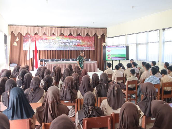Kodim 0612 Tasikmalaya Berikan Edukasi Bela Negara bagi Pelajar
