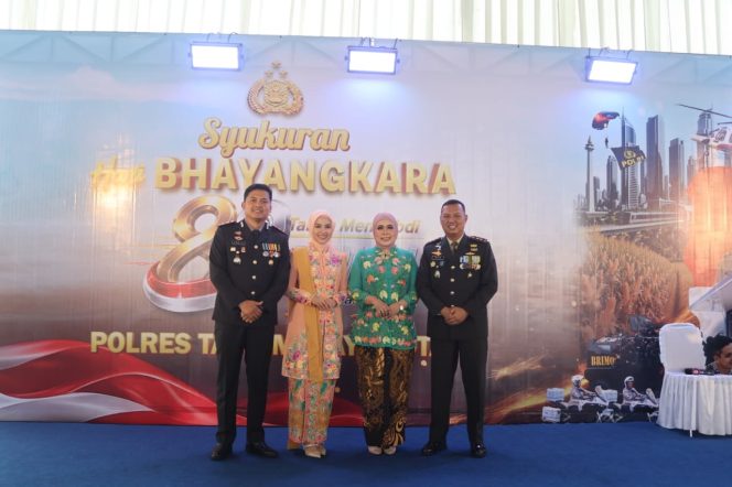 Dandim 0612/Tasikmalaya Ucapkan Hari Bhayangkara Ke-80