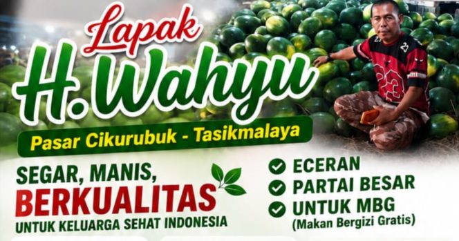 Lapak H. Wahyu Hadirkan Buah Super Murah Dukung MBG