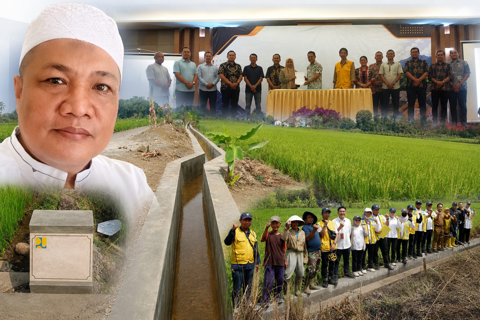 P3-TGAI Cikunten I Rampung, H. Asep Momo Apresiasi BBWS