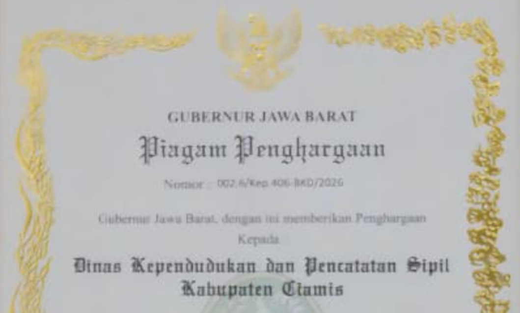 Ciamis Raih Dua Penghargaan Digitalisasi dan Adminduk