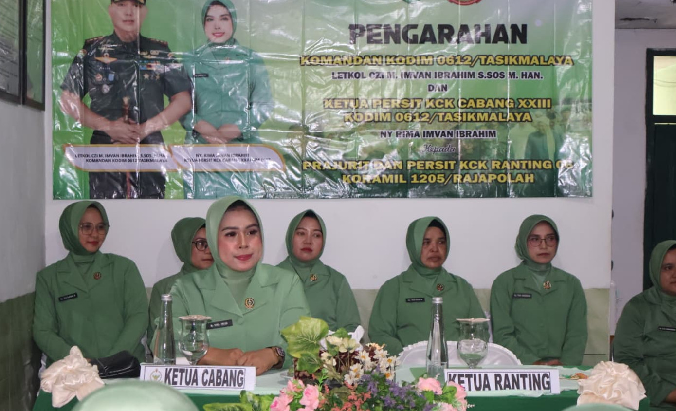 Persit Kodim 0612 Tasikmalaya Tekankan Keharmonisan Keluarga